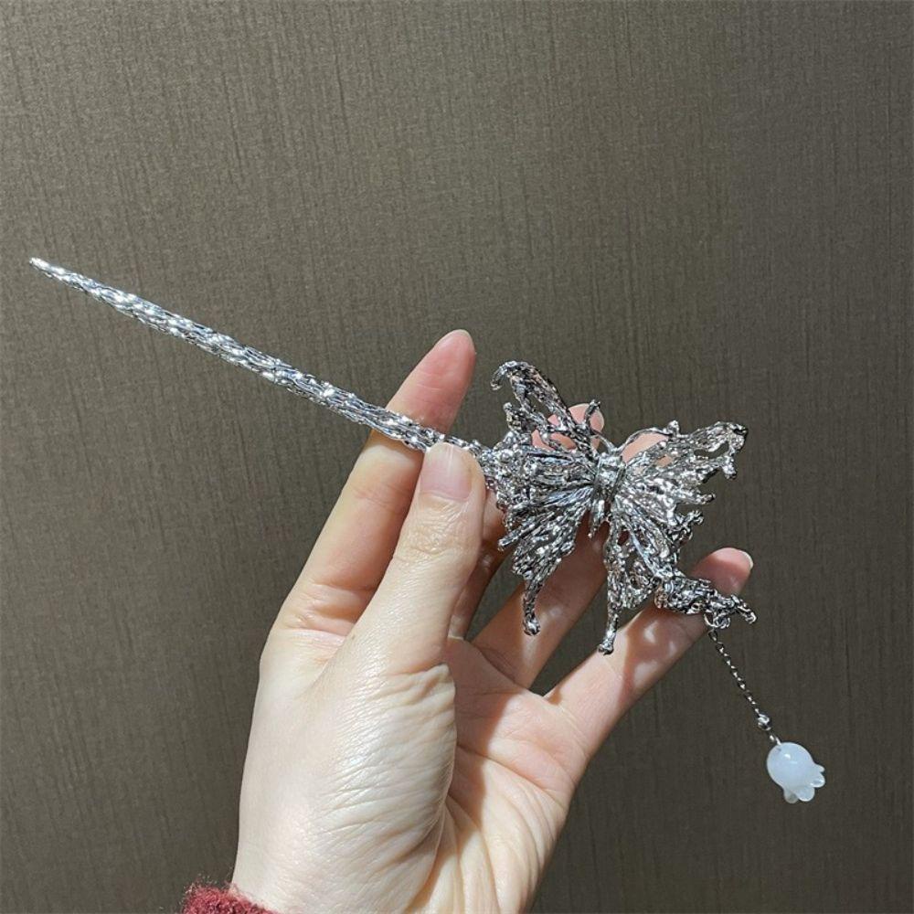 Kẹp Tóc Bướm Tua Rua Sang Trọng VANES1