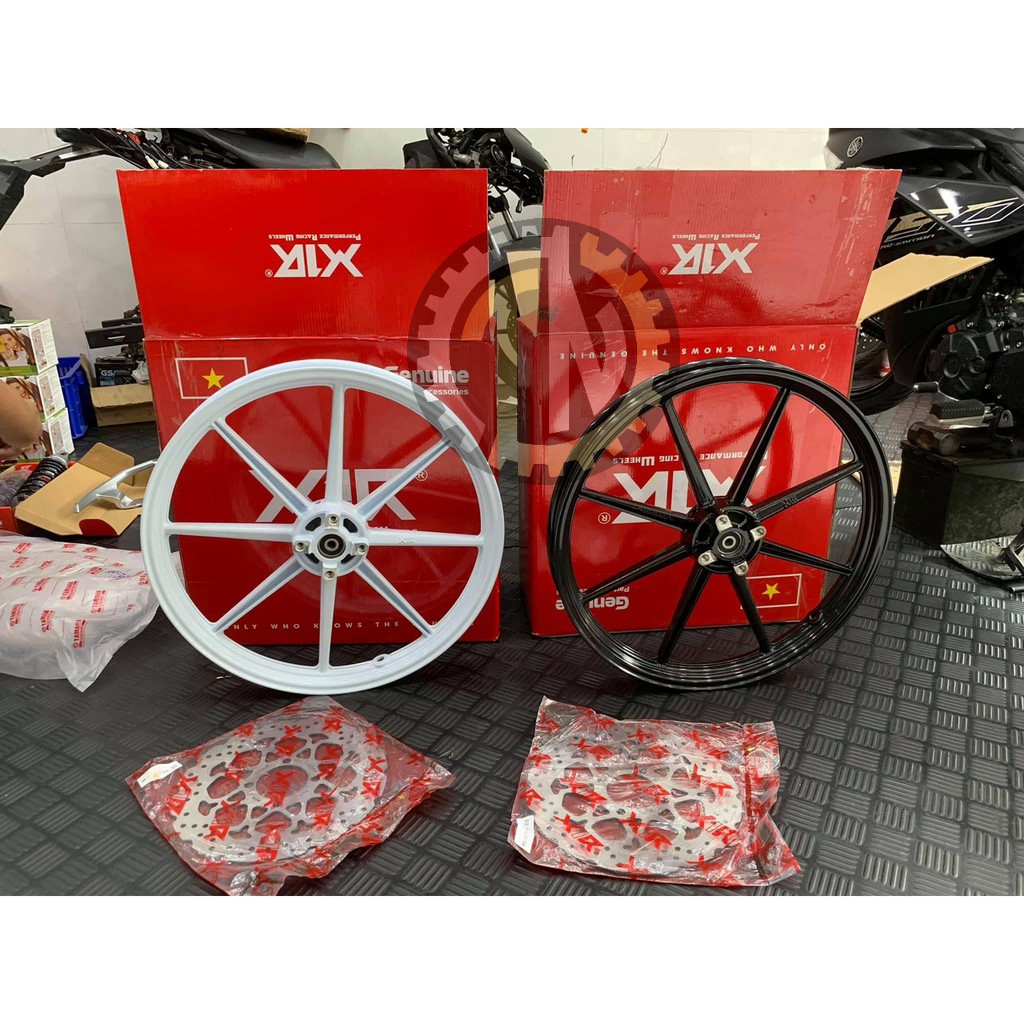 Mâm X1R 8 cây cho Winner có 4 màu bản 1.6 - 1.85 - tặng đĩa trước + 2 áo thun