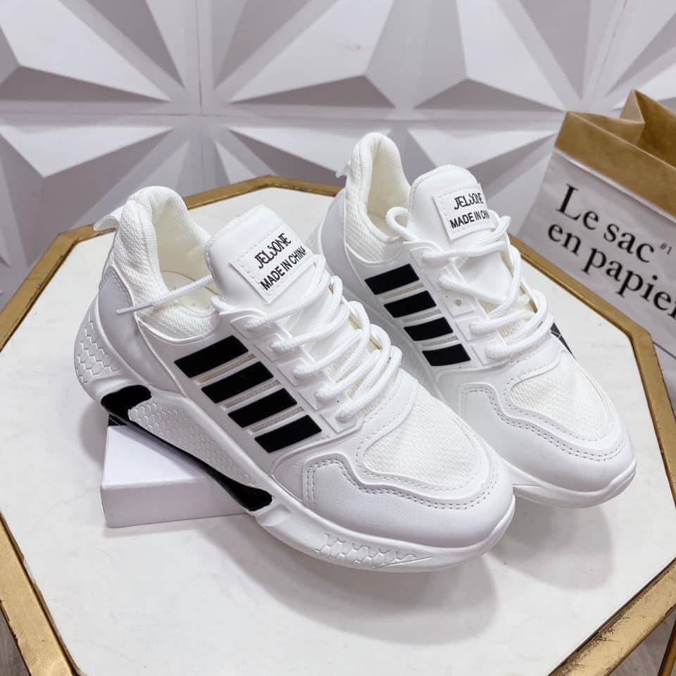 Giày thể thao cho nữ,Giầy thể thao trắng 3 sọc adidas,đi êm chân,chạy bộ,đi thời trang Siêu Hot | Tổng Kho Thanh Xuân