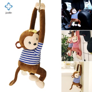 Dễ thương hộp đựng khăn giấy hình chú khỉ nhồi bông đáng yêu