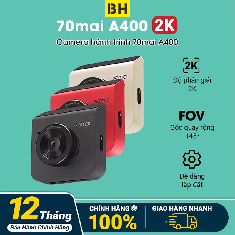 Camera hành trình ô tô 70mai Dash Cam A400 - BẢN QUỐC TẾ