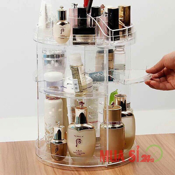 KỆ MỸ PHẨM XOAY 360 ĐỌ TIỆN LỢI SANG TRỌNG