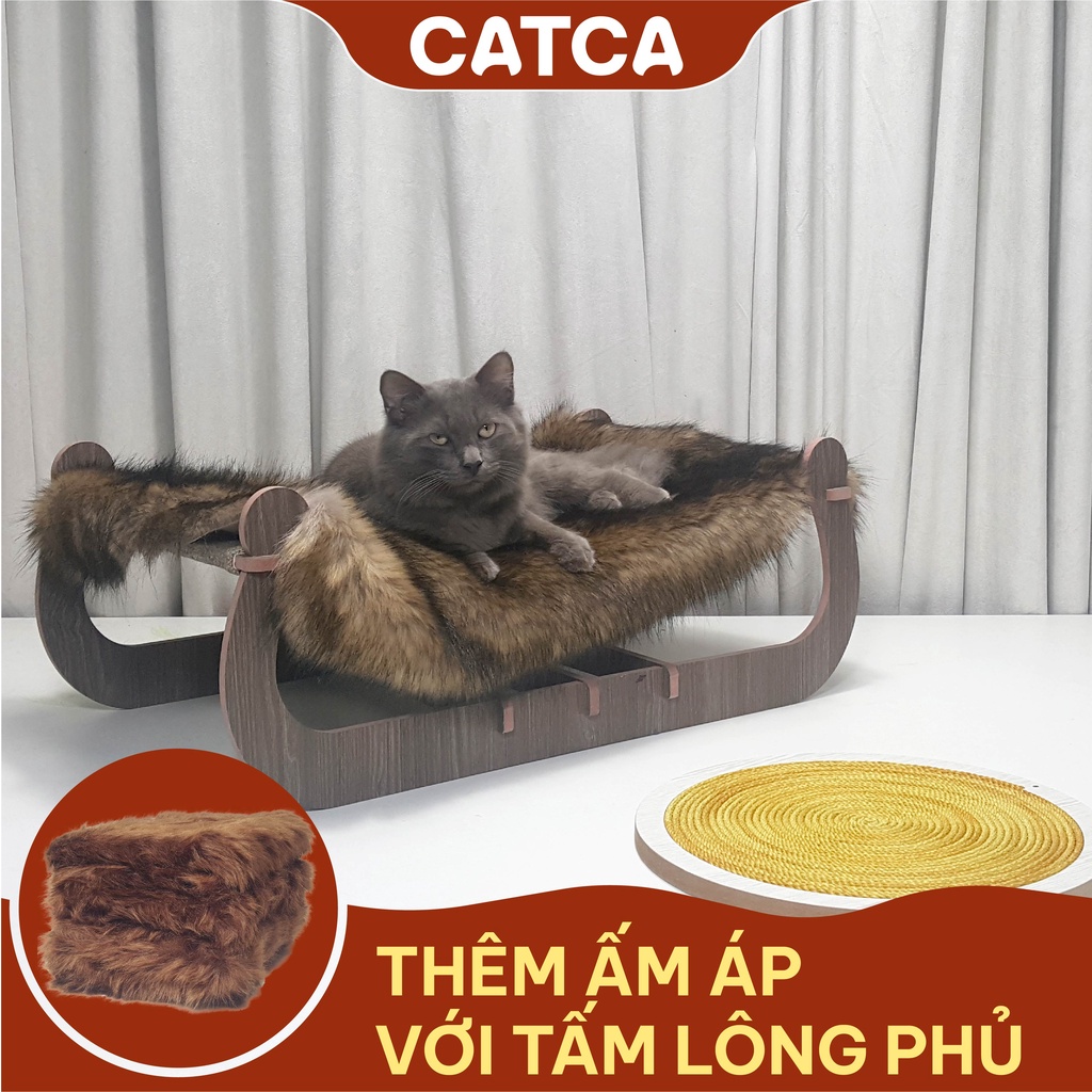 Võng thú cưng cho chó mèo sang chảnh CATCA - Võng Lyre