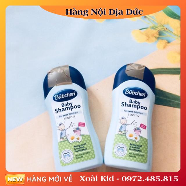 [Hàng Nội Địa Đức] Dầu gội Bubchen cho bé  sơ sinh bảo vệ da khỏi khô