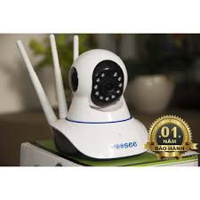 [Sỉ lẻ một giá] Camera Ip Yoosee 3 ăng ten 06H Full HD 2MP - Model 2010 Hồng Ngoại nhìn xuyên đêm