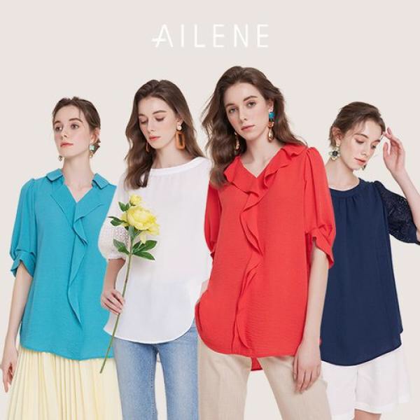 Áo kiểu ngắn tay 4 màu 41lene xuất khẩu có big size
