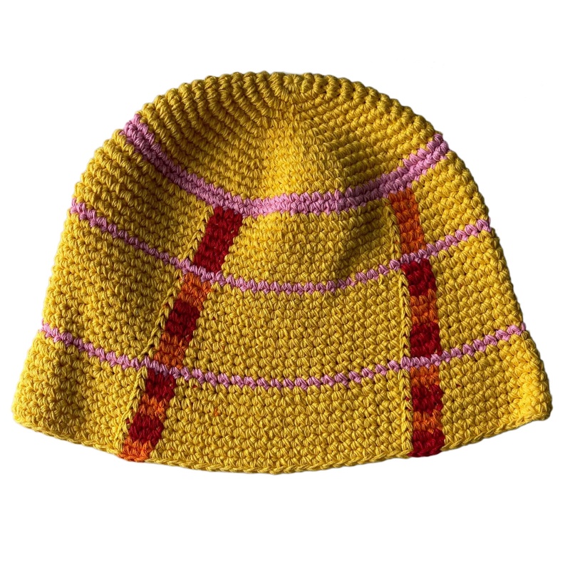 Nón Tai Bèo Dệt Kim Họa Tiết Hình Học Độc Đáo Thời Trang Cho Nữ