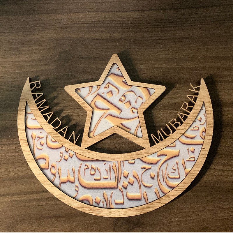 Khay Gỗ Đựng Bánh Trung Thu Nhiều Màu Trang Trí