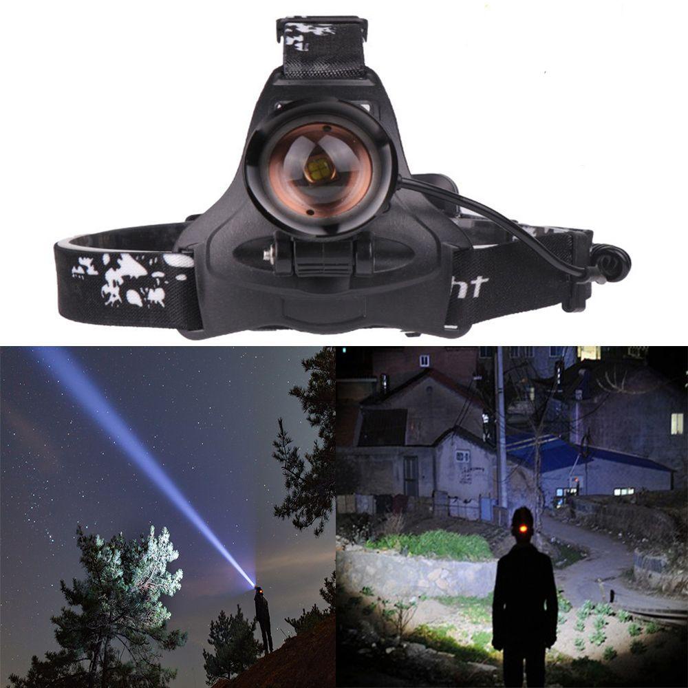 GOGOUP Đèn Pha XHP50 Siêu Sáng Có Thể Zoom In / Out Tiện Dụng Cho Hoạt Động Ngoài Trời