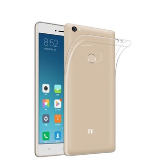 Ốp lưng dẻo silicon cho Xiaomi Mi Max 2 hiệu Ultra thin (0.6mm, trong suốt,chống trầy) - Hàng chính hãng