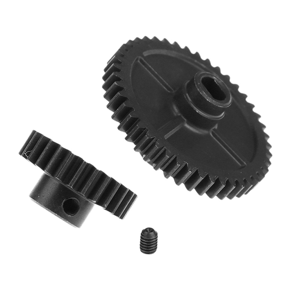 Bánh Răng Động Cơ Xe Hơi Điều Khiển Từ Xa Lzdhuiz 61 Cho WLtoys 1 / 14 144001 Phụ Kiện Thay Thế Nâng Cấp Cho Xe Hơi Điều Khiển Từ Xa Màu Đen