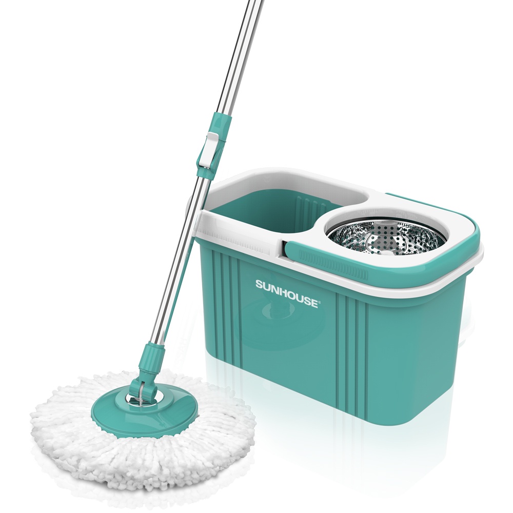 BỘ LAU NHÀ XOAY 360 ĐỘ SUNHOUSE - Hàng Chính Hãng ( Giao Màu Ngẫu Nhiên )