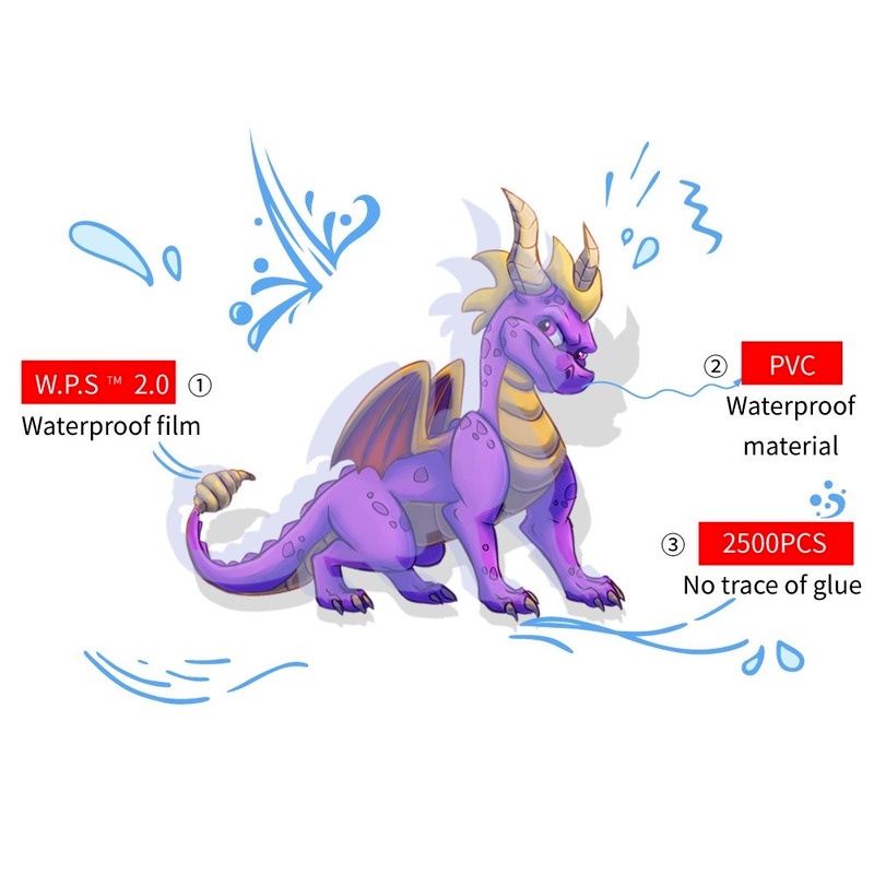 Z & M❀ Hình Dán Người Nhện ❀ Bộ 50 Miếng Dán Chống Thấm Nước Hình Siêu Anh Hùng