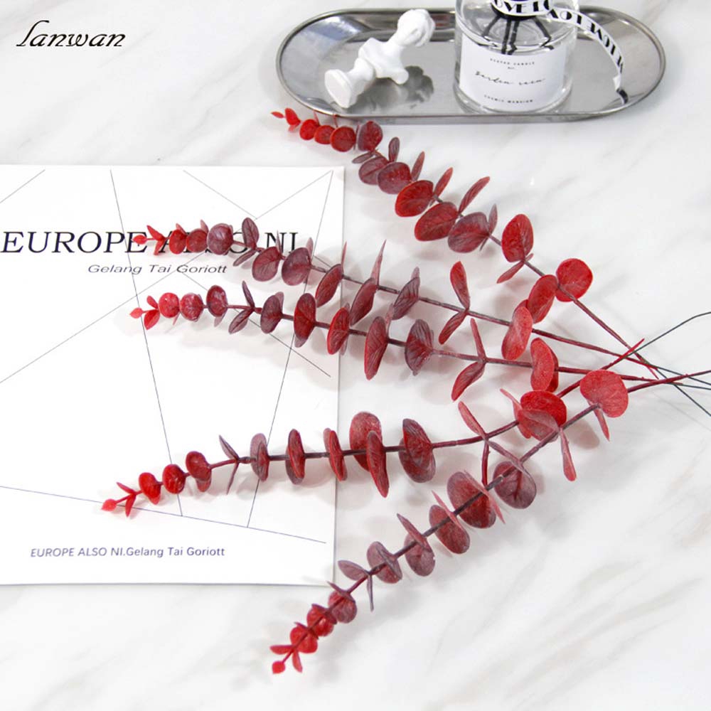 Cành cây bạch đàn giả trang trí tiệc siêu dễ thương