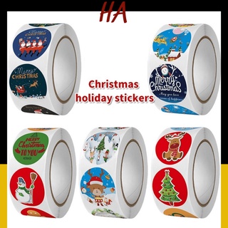 Tem sticker mẫu giáng sinh noel trang trí