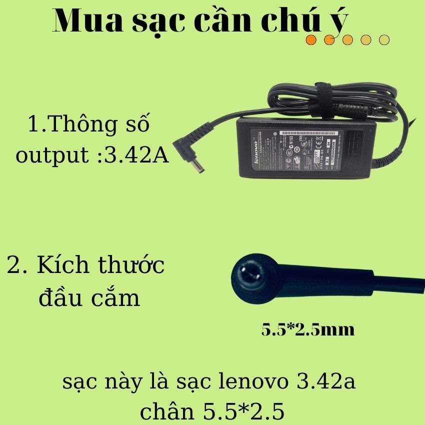 [SẠC ZIN] Sạc Lenovo 3,42a savintech, sạc máy tính lenovo 65w zin cao cấp bảo hành 12 tháng