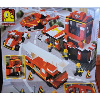 Lắp Ráp Lego, Lắp Ráp Mô Hình Xe Cứu Hỏa