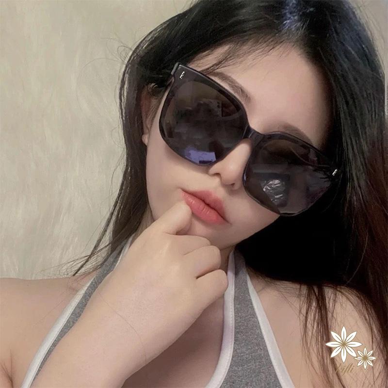 【kifli】Thời Trang Hàn Quốc Gọng Vuông Quá Khổ Kính Mát Nữ Bóng UV400