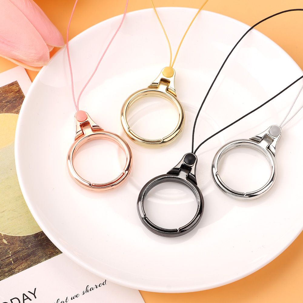 Dây đeo giá đỡ điện thoại vòng hợp kim kẽm đa năng 2 trong 1