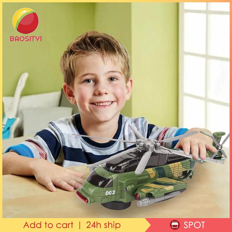 Máy Bay Trực Thăng Đồ Chơi Có Đèn Led Baosity1 Cho Bé Trai
