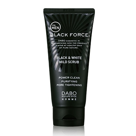 Sữa Rửa Mặt Nam Than Hoạt Tính Black Force Dabo Hàn Quốc 120ml (trắng da ,Sạch nhờn ngừa mụn )