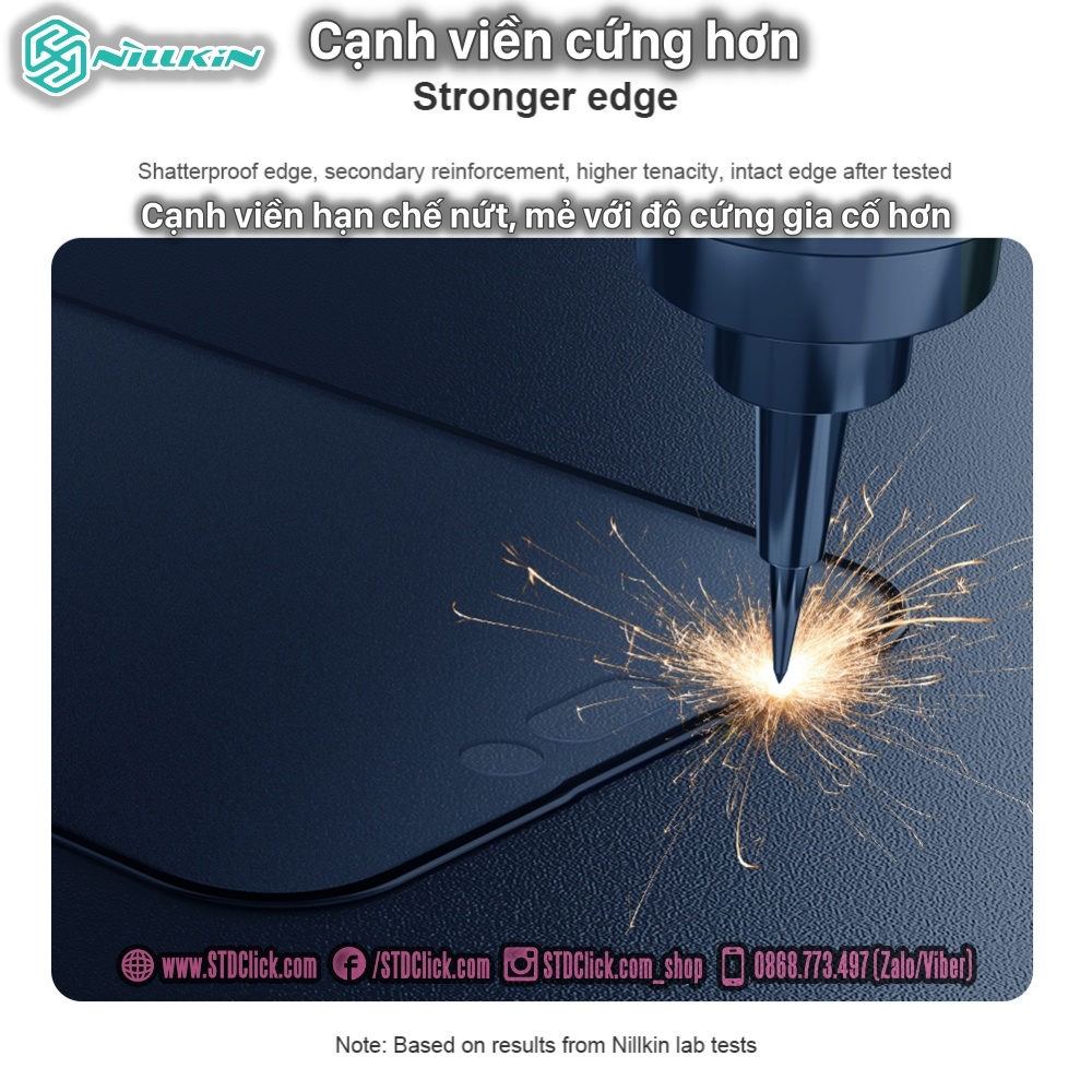 KÍNH CƯỜNG LỰC IPHONE 14 PRO MAX - 14 PRO - 14 PLUS - 14 NILLKIN CHỐNG VÂN TAY FOGMIRROR 2.5D CHÍNH HÃNG