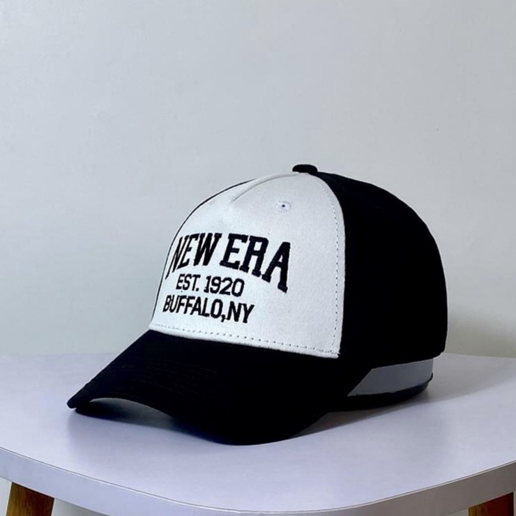 Mũ lưỡi trai New Eva phối trắng đen siêu hot dành cho nam nữ Free size