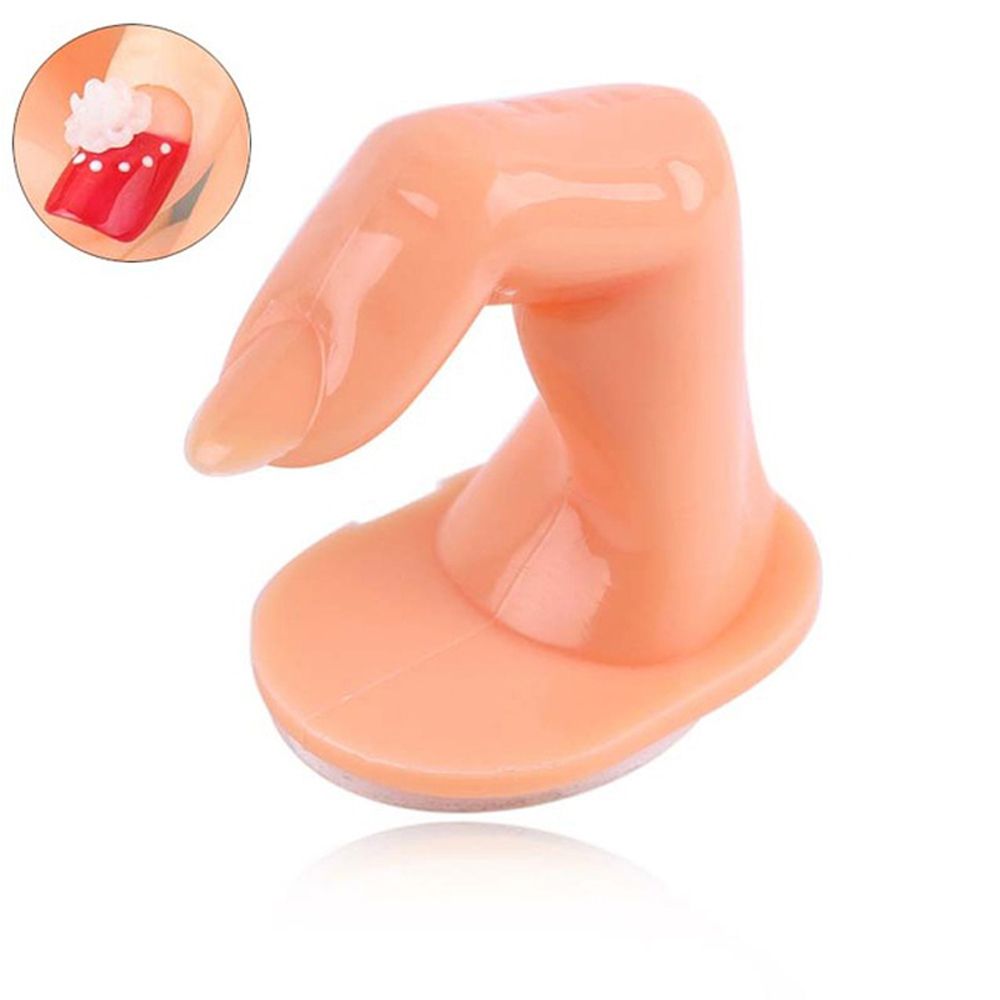 [Hàng mới về] Ngón Tay Giả Bằng Nhựa Luyện Tập Trang Trí Móng Tay