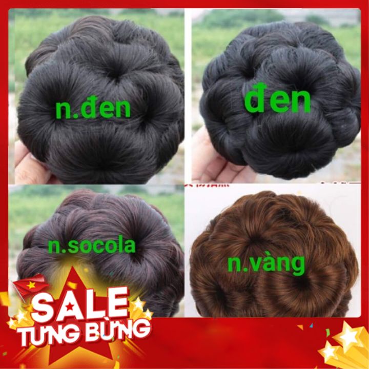 Búi Tóc Giả Hoa Thời Trang Trung Niên ( Sỉ 35K)