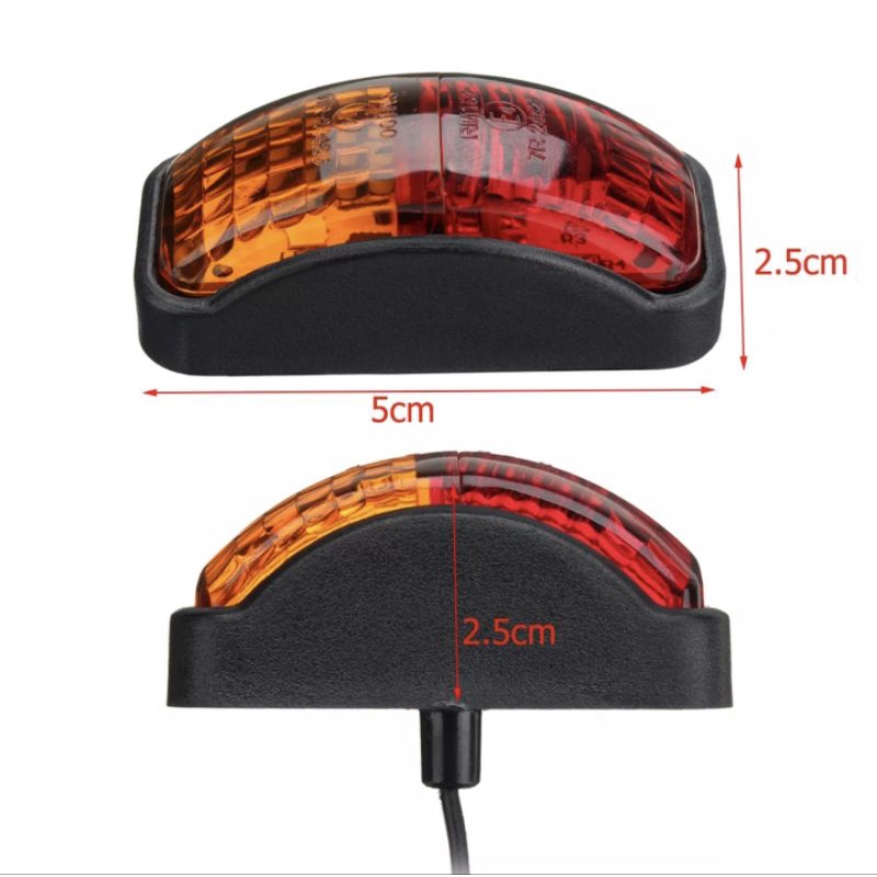 Đèn LED Đánh Dấu Bên Cạnh SMD Đèn Chớp Đèn Cho Van Truck Trailer, 12-30V//T17