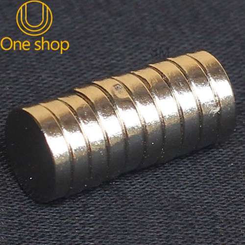Bộ 10 Viên Nam Châm Đất Hiếm 8x2mm (từ tính hút cực mạnh)