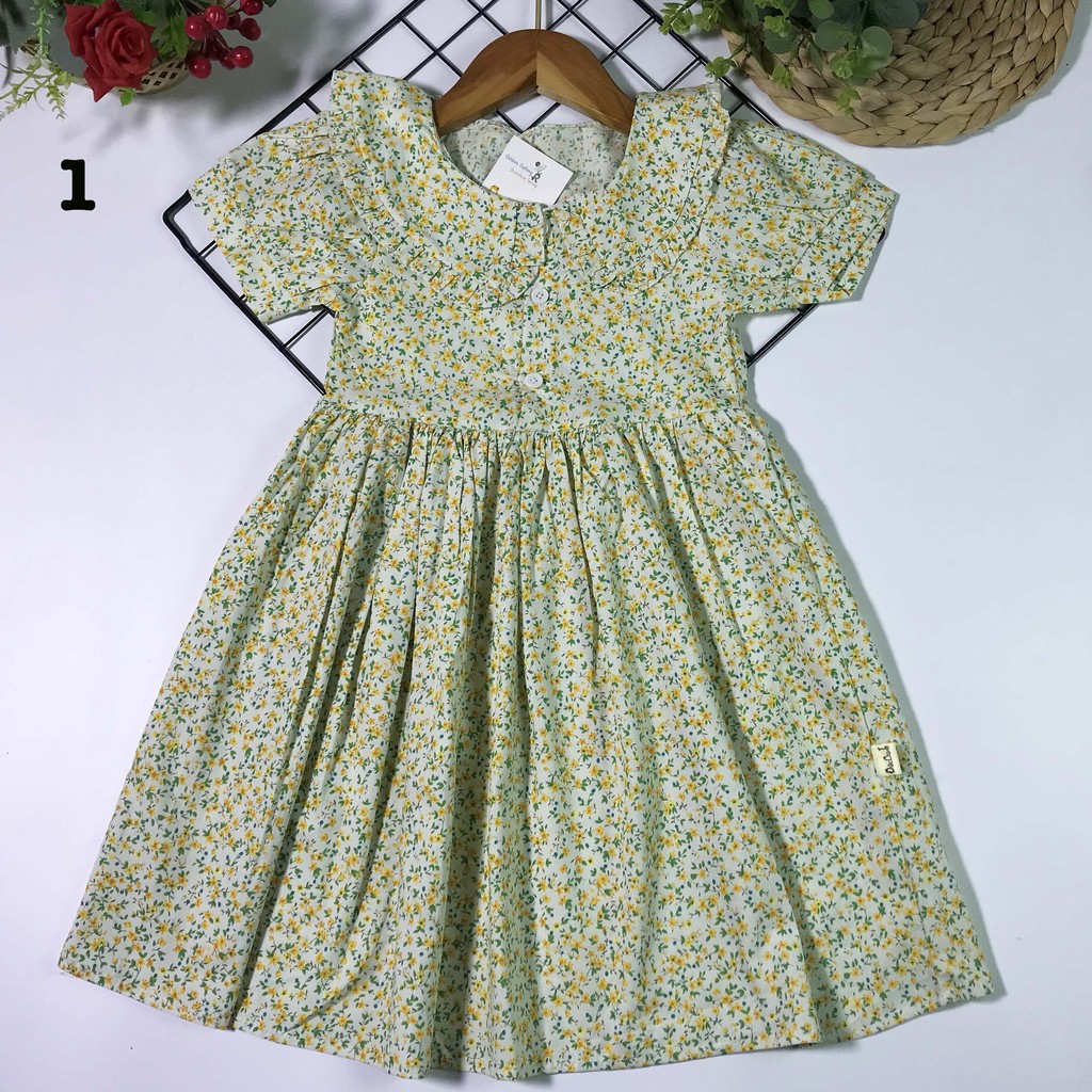 Váy đầm hoa cho bé từ 12-22 kg