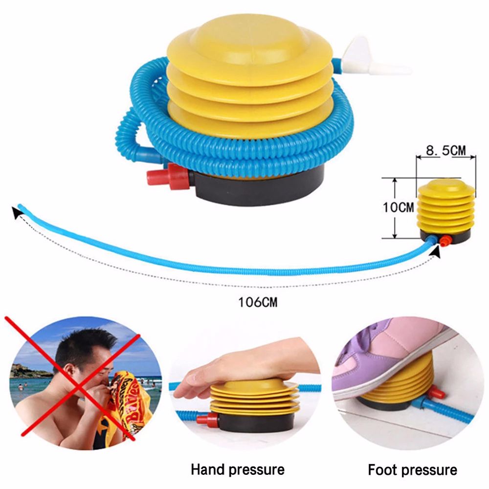 Epoch Dụng Cụ Bơm Bóng Bay Bằng Chân Bằng Nhựa Nhiều Màu Chất Lượng Cao