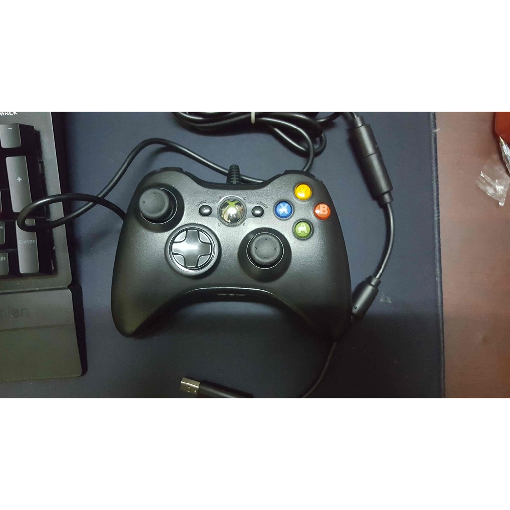 Tay Cầm Chơi Game Xbox 360 Có Dây Cao Cấp (Đen)