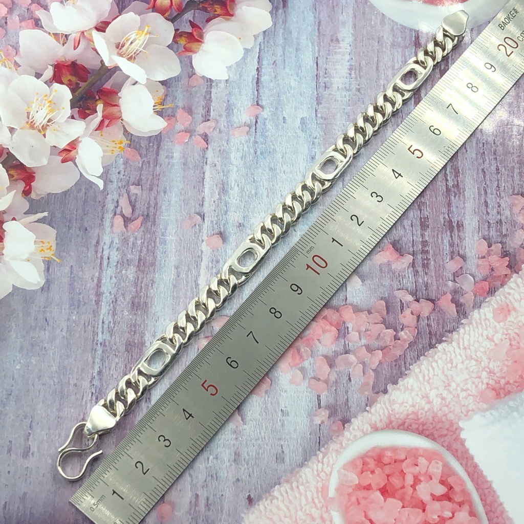 Lắc Tay Nam Bạc Hiểu Minh LTN010 Bảo Hành Vĩnh Viễn