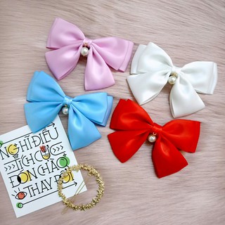 Kẹp tóc nơ 🎀 Kẹp tóc nơ xinh xắn cho nữ (ảnh thật)