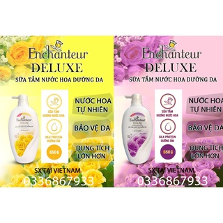 Sữa tắm nước hoa Enchenter 650g hương nước hoa pháp