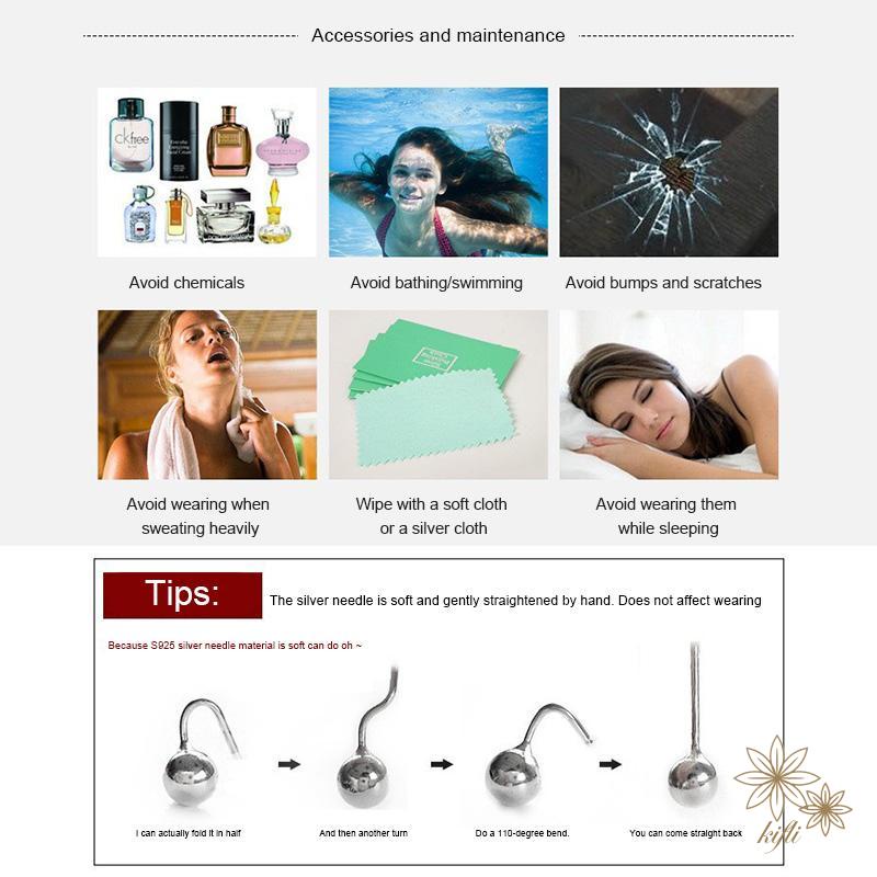 Bông Tai Mạ Bạc 925 Đính Đá Opal Hình Ngôi Sao Đơn Giản Sang Trọng Cho Nữ