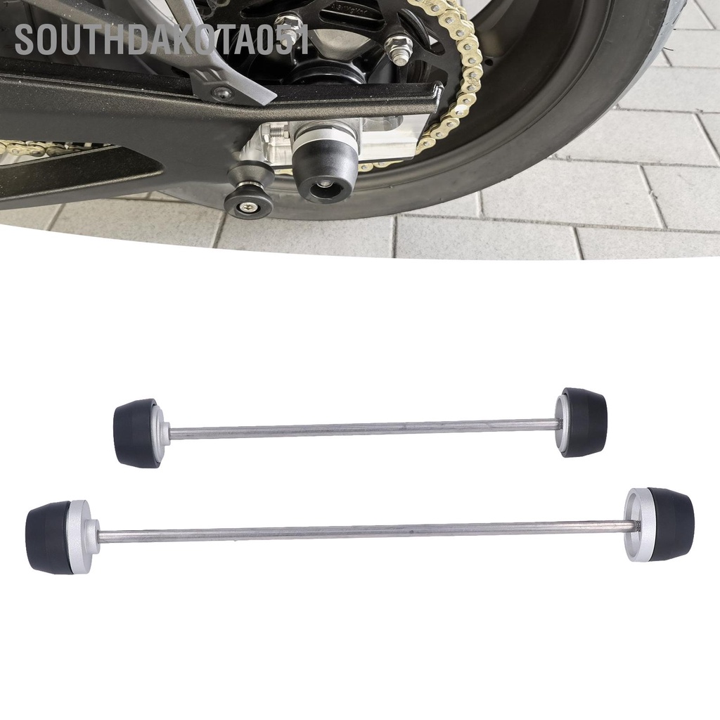 Southdakota051 2 cái phía sau trước trục trượt bằng thép không gỉ 304 Thay thế cho F900R F900XR S1000RR S1000XR