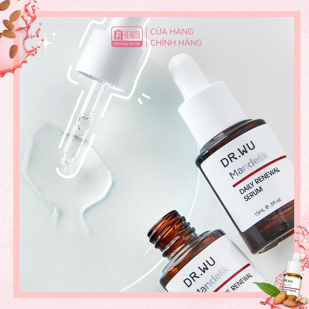 Serum Giúp Ngừa Mụn, Tái Tạo Da Dr Wu Serum Mandelic Acid 18% 15ml/ 30ml