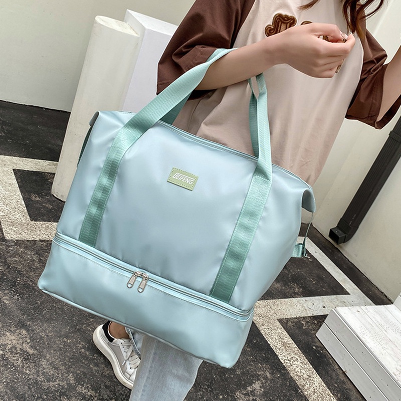 IELGY TúI xách IELGY dùng đựng đồ tập thể dục chia ngăn khô và ướt tiện dụng cho nữ