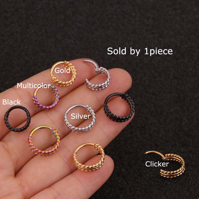 1 chiếc khuyên tai thép không gỉ thời trang cho nữ