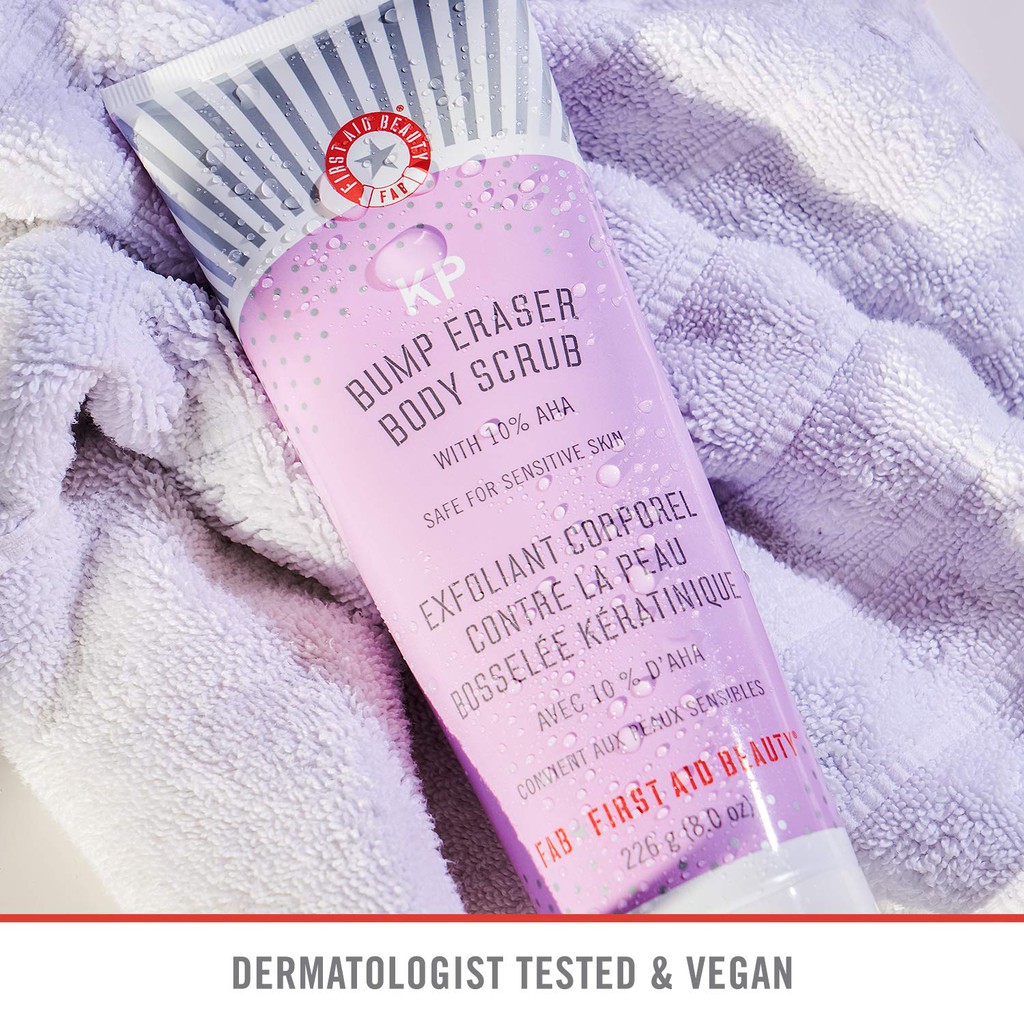 Tẩy da chết body First Aid Beauty KP Bump Eraser Body Scrub with 10% AHA.