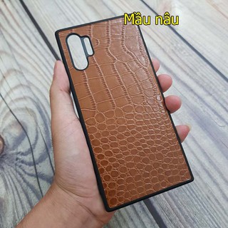 ốp Samsung Note 10 Plus/ Note 9 /s20 ultra da bò vân cá sấu
