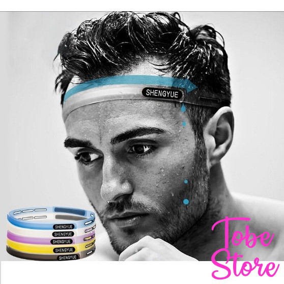 Băng Trán, Băng Đô Chặn Mồ Hôi Thể Thao Nam Nữ Sport Anti-Slip Sweatband CHẠY BỘ, TẬP GYM, THỂ THAO