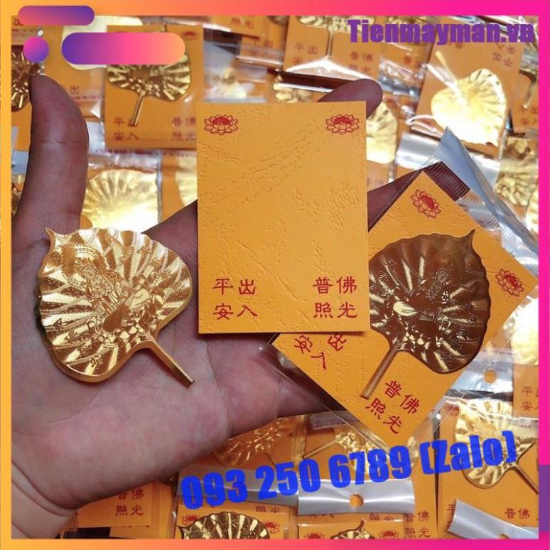 LÁ BỒ ĐỀ MẠ VÀNG MAY MẮN, TÀI LỘC - để ví, ốp điện thoại, bằng kim loại