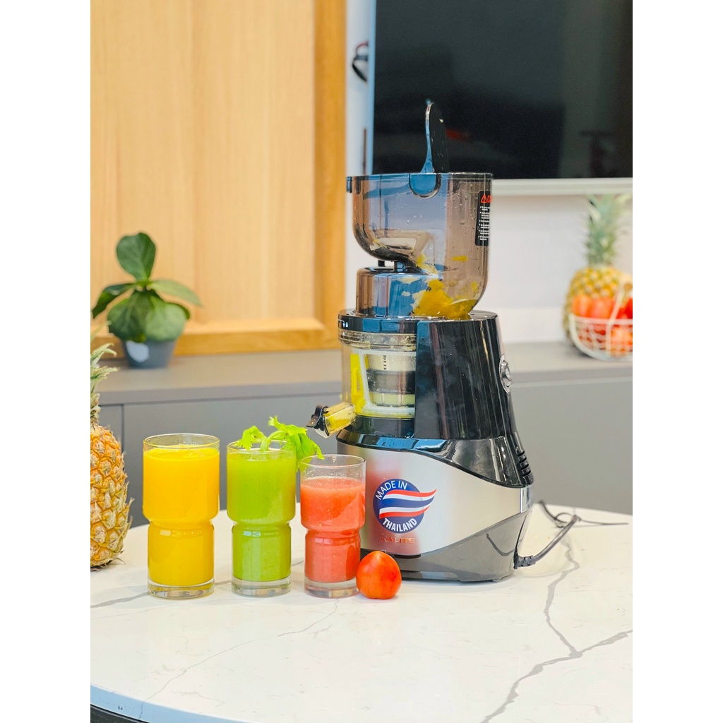 Máy Ép Chậm Kalite KL-599 Thái Lan , công suất 400w, dung tích 400ml, hoạt động liên tục 30 phút, bh 10y