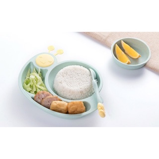 Bộ bát ăn dặm lúa mạch 5 món hình ốc sên
