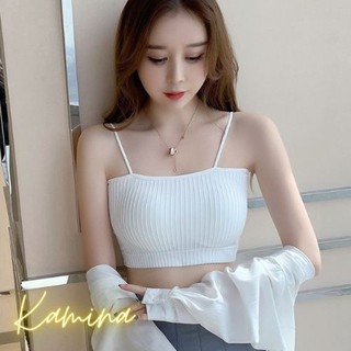 Áo quây ngực có đệm KAMINA - Áo hai dây, áo Bra co dãn dáng ôm, mát lạnh, Hàng Quảng Châu 2021 AQ5