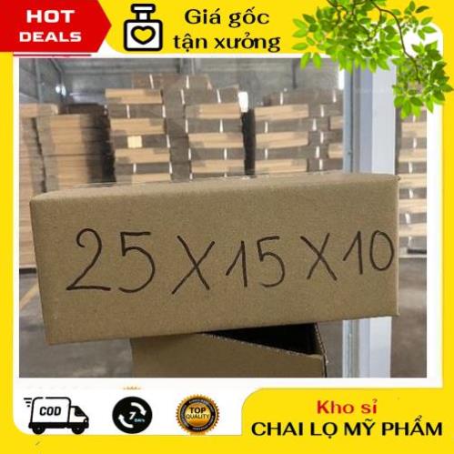 [GIÁ TẬN GỐC] [Combo 5sp] Hộp Carton Giá Rẻ ❤ [25x15x10] Thùng Hộp Carton Đóng Gói Hàng , phụ kiện du lịch